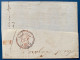 Grand Devant Marque Port Payé Manuscrit " P92P / GAND " + RR Griffe TAXER DEPUIS LILLE " Pour L'ambassadeur Des USA Rare - 1815-1830 (Période Hollandaise)