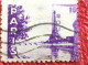 Vignette Paris Tour Eiffel Souvenir Oblitération Postale A Voy Cinderella Erinnophilie-Timbre-stamp-Sticker-Bollo-Vineta - Tourism (Labels)