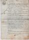 VP22.694 - QUINCY ( Seine Et Marne ) - Acte De 1809 - Adjudication Des Biens... De M. BARILLON à QUINCY Pour M. LEGENRE - Manuscripts