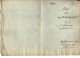 VP22.696 - Acte De 1807 - Vente De Terre Sise à THORIGNY Par M. DELAMOTTE De LAGNY à BUREAU, Marchand De Fer & Epicier - Manuscrits