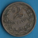 COLOMBIA 2 CENTAVOS 1921 KM# L10 LAZARETO Leprosarium Coinage Léproserie - Colombia