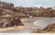 United Kingdom PPC Towan Beach From Island, Newquay NEWQUAY Cornwall 1956 Denmark (2 Scans) - Newquay