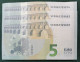 5 EURO SPAIN 2013 LAGARDE V015A1 VC SC FDS CORRELATIVE TRIO UNCIRCULATED PERFECT - 5 Euro