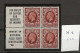 1934 MNH Great Britain SG 441e Booklet Pane - Neufs