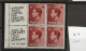 1936 MNH GB, SG 549a Booklet Pane Postfris** - Nuevos