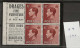 1936 MNH GB, SG 549a Booklet Pane Postfris** - Neufs