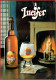 Plaque Publicitaire En Carton - Bière Lucifer - Belgique - Présentoir Publicité - Targhe Di Cartone