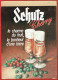 Calendrier Publicitaire Année 1988 - Bière Schutz Cherry - Brasseries Schutzenberger à Schiltigheim (67) - Tamaño Grande : 1981-90