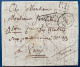 Lettre 1828 Marque Hollandaise "PP/ GEND "+  " (8/AED) " + Griffe " PAYS BAS PAR LILLE " + 10 Sols Au Dos Pour PARIS TTB - 1815-1830 (Période Hollandaise)