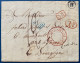 Lettre 1837 De JAUCHE Boite Rurale H + Dateur 18 De JODOIGNE + SR + B4R + BELGIQUE Par VALENCIENNES Pour MEURSAULT R - 1830-1849 (Belgique Indépendante)
