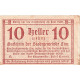 Autriche, Linz, 10 Heller, Texte, 1920, 1920-06-30, TTB, Mehl:FS 529a - Oesterreich