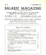 LIT - BALASSE MAGAZINE - N°52 - Französisch (ab 1941)