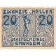 Autriche, Gmunden, 20 Heller, Blason, 1920, 1920-03-31, SUP, Mehl:FS 240IIa - Oesterreich