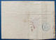 Lettre 1835 Dateur ANVERS Griffe Rouge " PAR ESTAFETTE "+ LPB2R + Entrée " BELGIQUE PAR VALENCIENNES " + Taxe Pour PARIS - 1830-1849 (Belgique Indépendante)