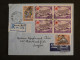 AJ0  VIETNAM  CONG HOA BELLE LETTRE  RARE 1972 PETIT BUREAU WUNG TAU A SAIGON  +BLOC DE 4X TP +AFF. PLAISANT+++ - Vietnam