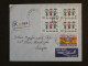 AJ0  VIETNAM  CONG HOA BELLE LETTRE RECO 1972 SAIGON  +BLOC DE 4X 6D +AFF. PLAISANT+++ - Vietnam