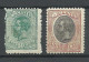 ROMANIA Rumänien 1900/1903 Michel 139 & 144 (*) Mint No Gum/ohne Gummi King Karl I König - Ongebruikt