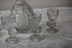 C269 Carafe Et Verre En Verre Travaillé - Jugs