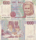 Italy 1000 Lire 1990 P-114b  Banknote Europe Currency Italie Italien #5177 - 1000 Lire