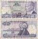 Turkey 1000 Lira 1970 (1986) P-196 Banknote Europe Currency Turquie Truthahn Türkei #5183 - Turquie