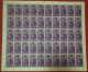 Egypte - Egypt 1945. Full 10 X 5 Sheet  25th Birthday Of Farouk. MNH - Neufs