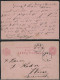 Yiddish - Jewish Judaica Stationery Postcard Romania Jassy 1882 To Wien - Lettres & Documents