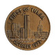 United States Medal First Of Tulsa 1973 Council Oak 38mm Commemorative 00504 - Autres & Non Classés