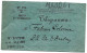 Envelop Telegramme "en Main Propres" PARIS 1907 - Telegramas Y Teléfonos