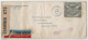 WW2 PANAM 1940 USA Air Mail Cover To France Marseille UNITED AIR LINES Label British Censorship EXAMINER 873 - Briefe U. Dokumente