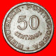 * ELEPHANT (1953-1961) PORTUGAL: ANGOLA  50 CENTAVOS 1953 ERROR!· LOW START ·  NO RESERVE! - Angola