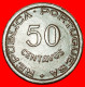 * ELEPHANT (1953-1961) PORTUGAL: ANGOLA  50 CENTAVOS 1954 ERROR! · LOW START ·  NO RESERVE! - Angola