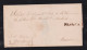 Argentina Ca 1855 Cover GUALEGUAY X PARANA FRANCA Postmark Del Cursa Del GUALEGUAY - Prephilately