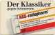 Germany - Ratiopharm 1 - ASS-Ratiopharm - K 0110 - 08.1990, 20U, 42.000ex, Used - K-Series: Kundenserie