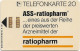 Germany - Ratiopharm 1 - ASS-Ratiopharm - K 0110 - 08.1990, 20U, 42.000ex, Used - K-Serie : Serie Clienti