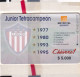 COLOMBIA - Junior FC/Emblem, Metrotel Telecard $5000, Mint - Colombie