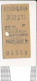 Ticket De Métro De Paris ( Métropolitain ) 2me Classe  ( Station )  PCE VOLTAIRE A ( Place Voltaire A ) - Europe