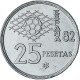 Espagne, Juan Carlos I, 25 Pesetas, 1980 (82), Madrid, SPL+, Du Cupronickel - 50 Centesimi