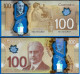 Canada 100 Dollars 2011 Prefixe FKD Polymere Billet Que Prix + Port - Canada