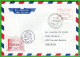 Belgien Belgique Belgie ATM 7.2 C Flanders Tech. FDC 25F Poste Restante 11.5.87 To Portugal 25$0 Funchal 29.5.87 / Frama - Covers & Documents