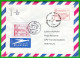 Belgien Belgique Belgie ATM 8.2 EUROPHILEX LDC 23F Poste Restante 27.6.87 To Portugal 73$0 (Tax) Funchal 17.7.87 / Frama - Storia Postale