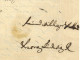 Großbritannien König Georg I. (1660-1727) Autograph Den Haag 1714 Reise Zur Krönung - Koninklijke Families