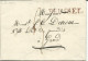 BELGIQUE MARQUE LINEAIRE ROUGE  BRUXELLES POUR GAND DE 1823 LETTRE COVER - 1815-1830 (Periodo Holandes)