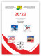 2023 - ANNIVERSARIES - FLAGS - FDC - Covers & Documents
