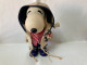 SNOOPY BAMBOLOTTO IN GOMMA DURA VINTAGE+DUE SPILLE PINS SNOOPY ALTO CM.22. - Andere & Zonder Classificatie