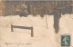 CPA 34 BEZIERS / CARTE PHOTO / 16 JANVIER 1914 / CHUTE DE NEIGE AUX ALLES PAUL RIQUET - Beziers