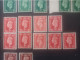 ENGLAND BRITISH 1937 EFFIGIE DI KING GEORGE VII MNH CAT UNIF. 209-209A-210-210A-211-213 - Unused Stamps