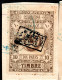 2248.GREECE,6 TURKEY REVENUES OVERPR. FOR USE IN CRETE.MARITIME CANCELS - Revenue Stamps