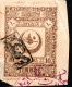 2248.GREECE,6 TURKEY REVENUES OVERPR. FOR USE IN CRETE.MARITIME CANCELS - Revenue Stamps