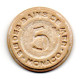 MONACO -- MONTE CARLO -- Token Coin Chip Jeton 5 Francs   Société  Bains De Mer Monaco - Casino