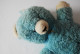 E1 Ancien Jouet - Nounours - Teddy Bleu - Vintage - Cuddly Toys